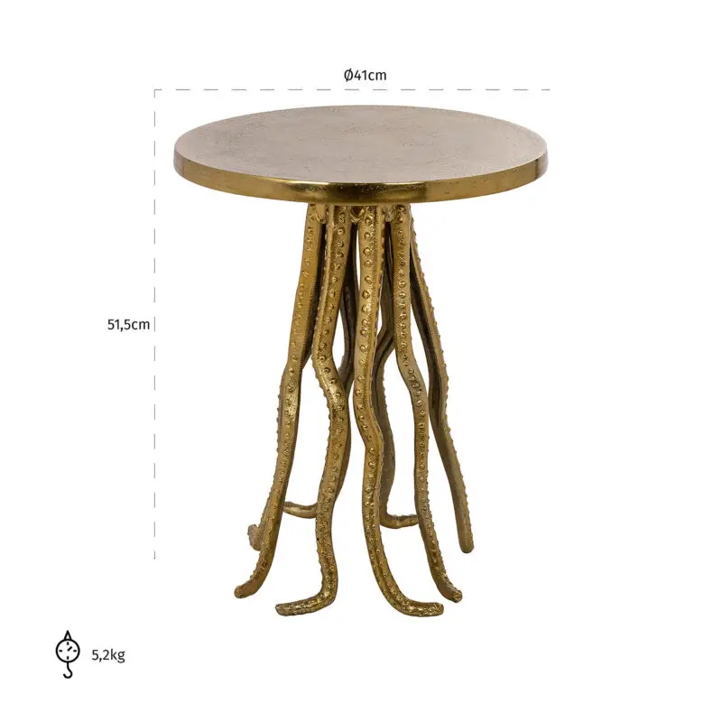 - Bijzettafel Macey (Gold)