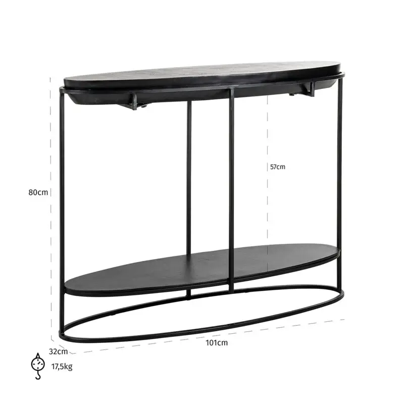 - Wandtafel Calesta (Black)