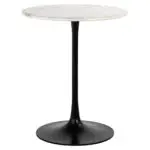 - Bistrotafel Carlten wit 65Ø (Black/white)