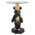 - Bijzettafel Ice Bear (Black/gold)