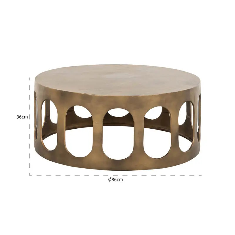 - Salontafel Du Pont (Brushed Gold)