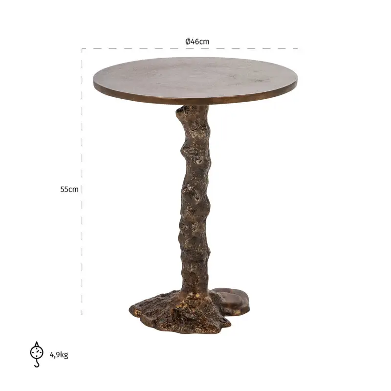 - Bijzettafel Misty (Bronze)
