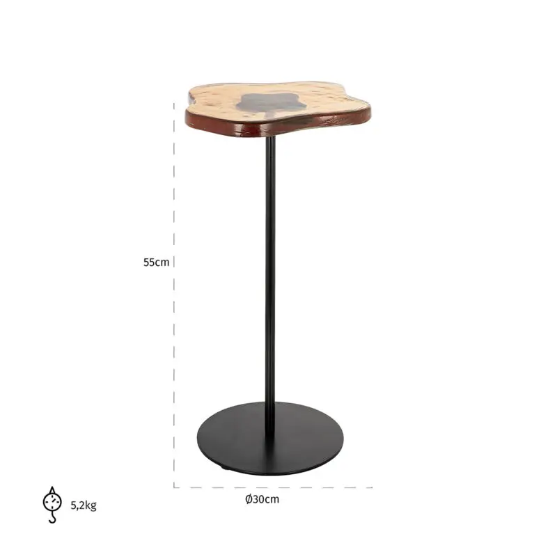 - Bijzettafel Carlin (Brown)