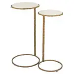 - Bijzettafel Scofield set van 2 (Gold)