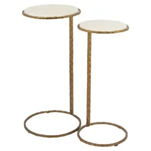 - Bijzettafel Scofield set van 2 (Gold)