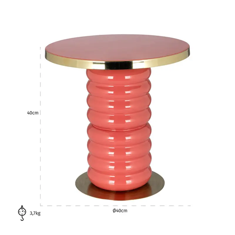 - Bijzettafel Shirin (Pink)