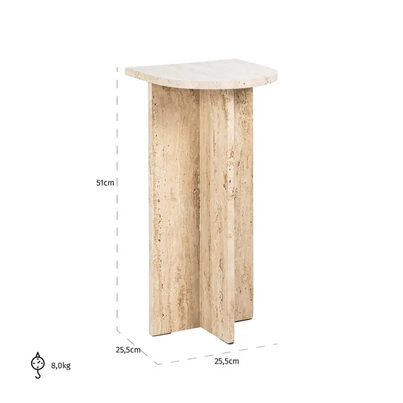 - Bijzettafel Costello (Beige)