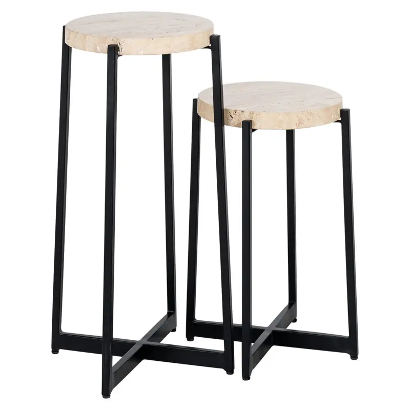 - Bijzettafel Dillinger set of 2 (Beige)