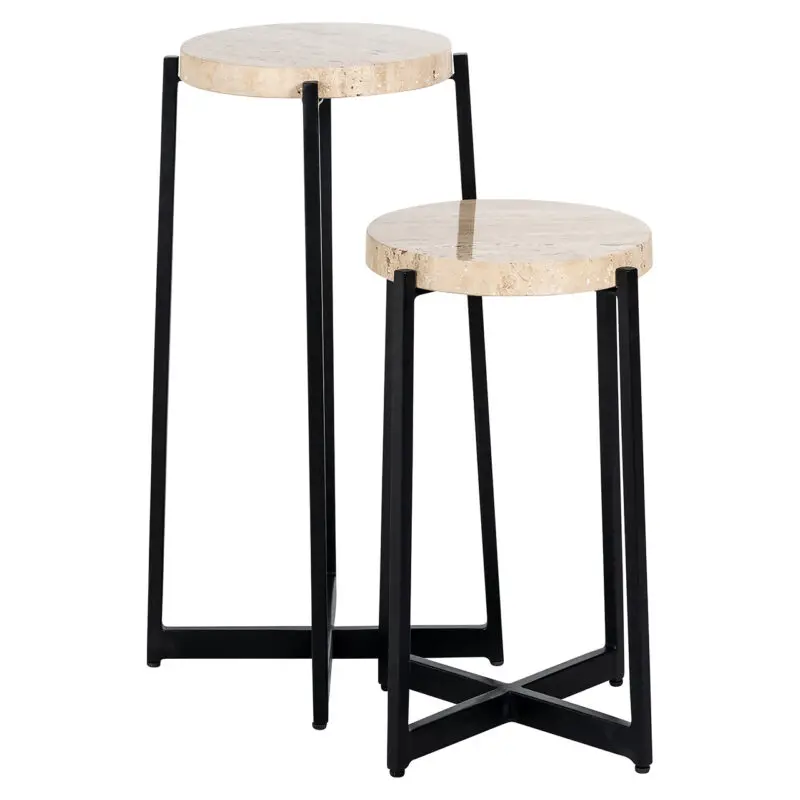 - Bijzettafel Dillinger set of 2 (Beige)