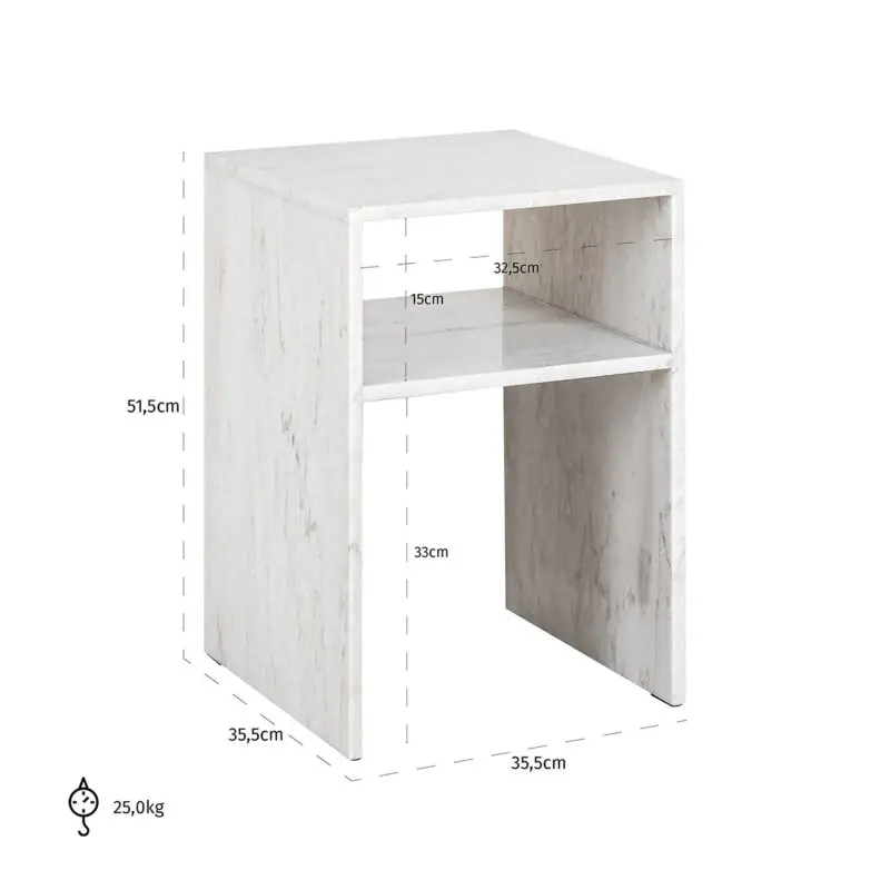 - Bijzettafel Moran (Beige)