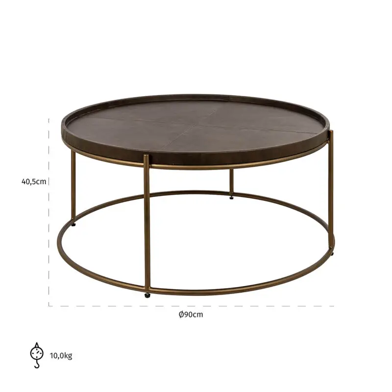 - Salontafel Zillon (Brown)
