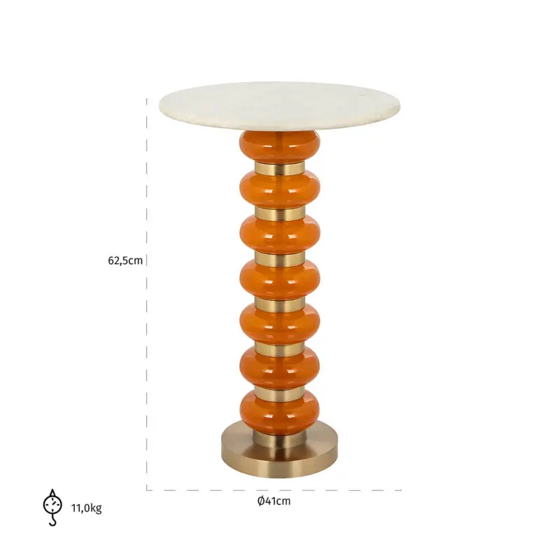 - Bijzettafel Barbara orange