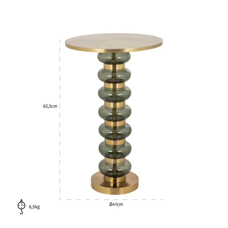- Bijzettafel Bowiene groen (Green)
