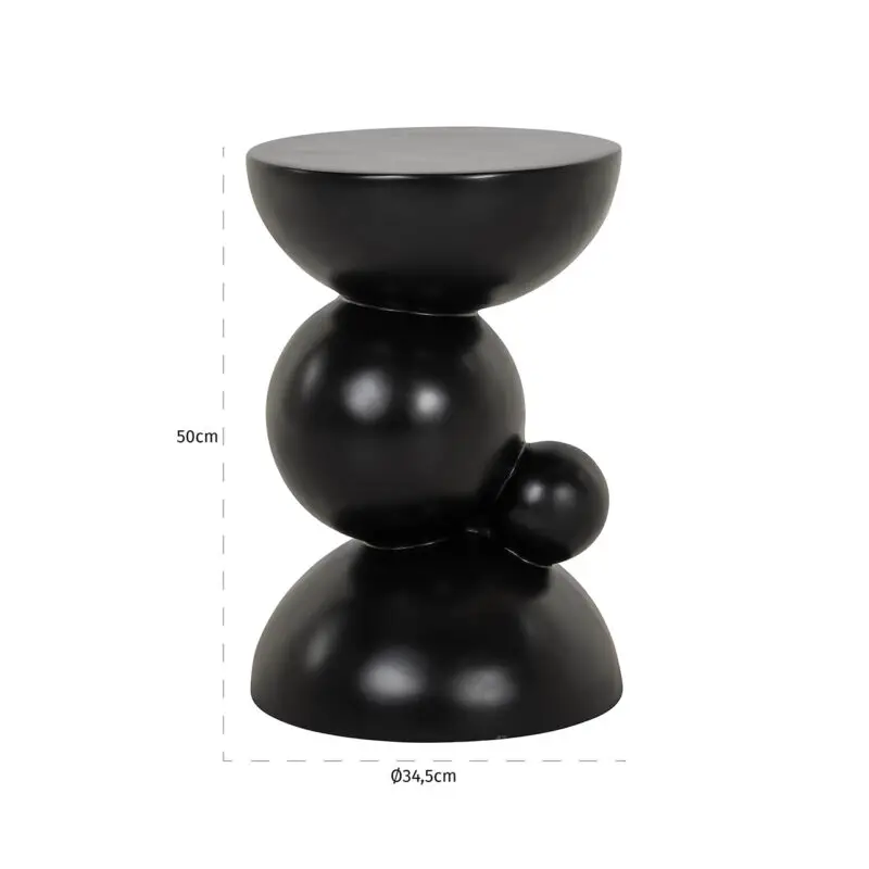 - Bijzettafel Jing (Black)