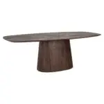 - Eettafel Alix Deens ovaal 230 (Dark brown)