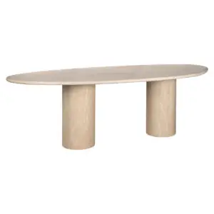 - Eettafel Renaissance organisch Italian Travertine (Beige)