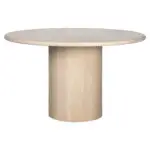 - Ronde eettafel Renaissance beige Travertine (Beige)