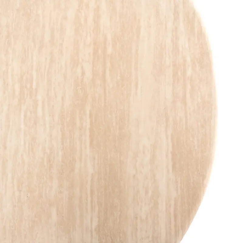 - Eettafel Fictus 140Ø faux travertine (Beige)
