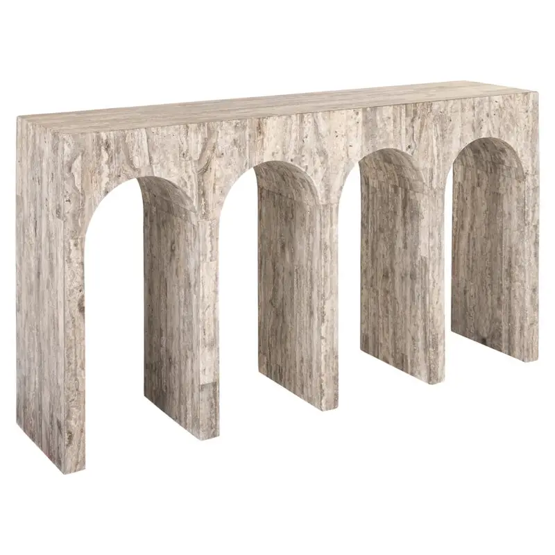 - Wandtafel La Rague natural grey travertine (Grey)
