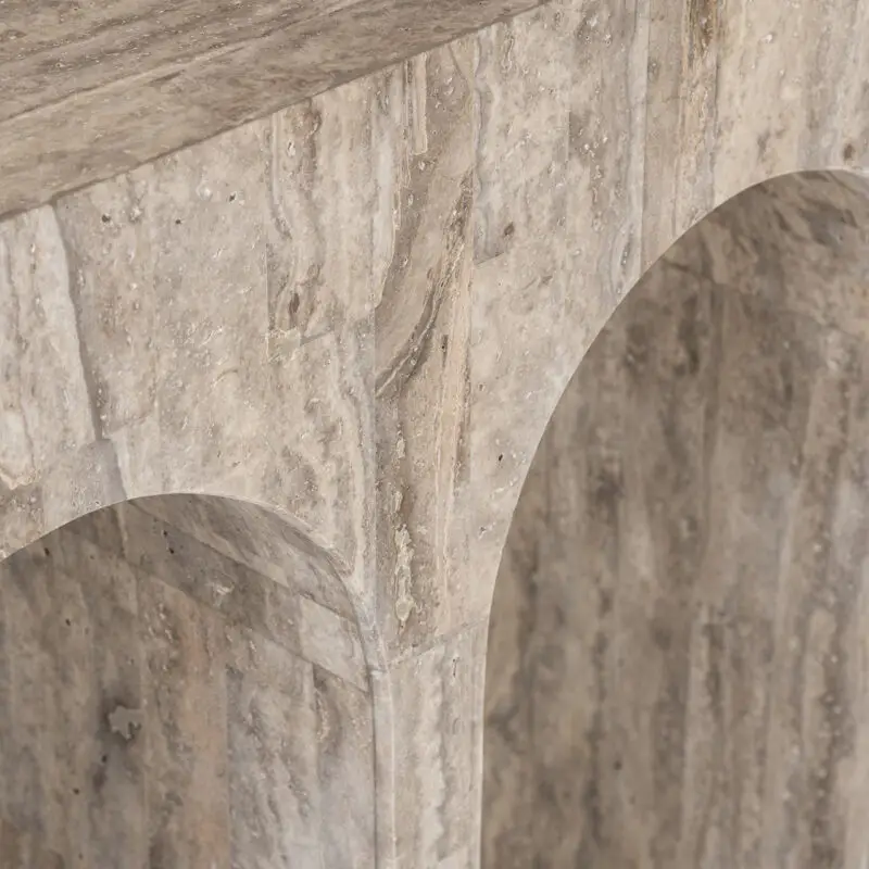 - Wandtafel La Rague natural grey travertine (Grey)