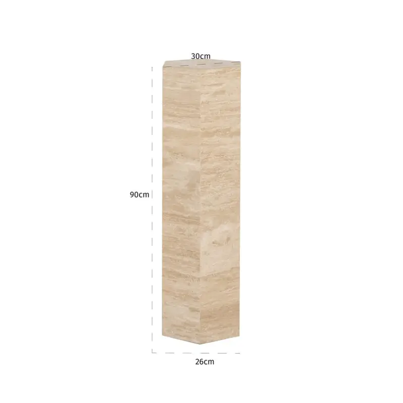 - Pilaar Vespin natural beige travertine (Beige)