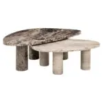 - Salontafel Nazario set van 2 (Brown)