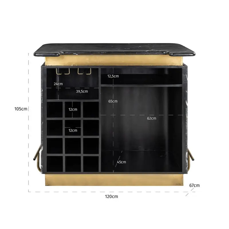 - Bar Bombay (Black/gold)