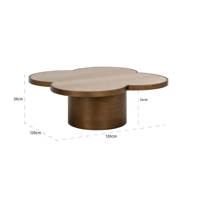 - Salontafel Clover (Beige)