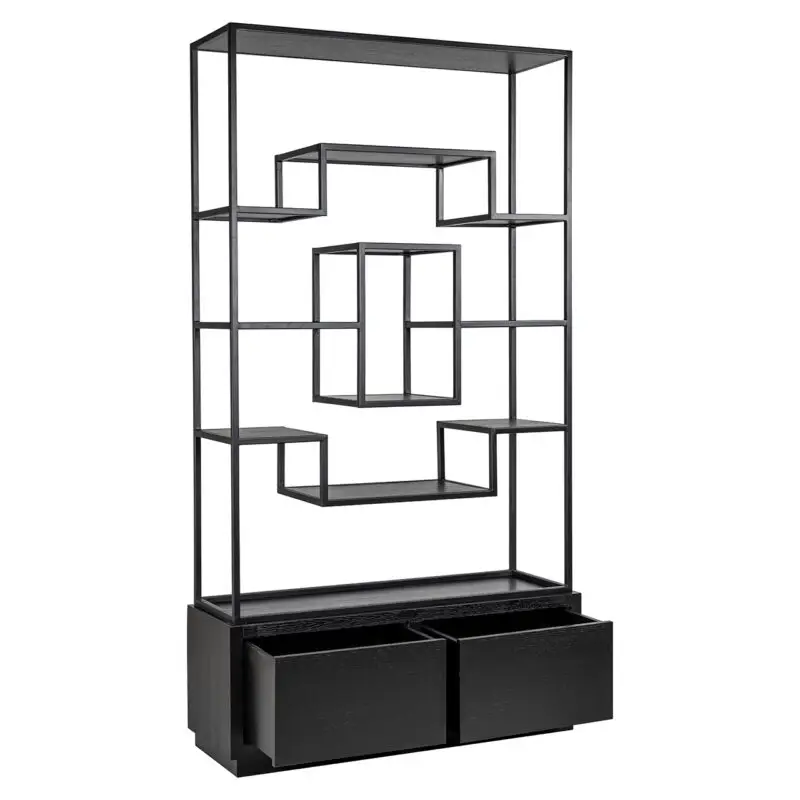 - Wandkast Bonvoy black 2-laden (Black)