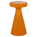 - Bijzettafel Kimble donker oranje groot 30Ø