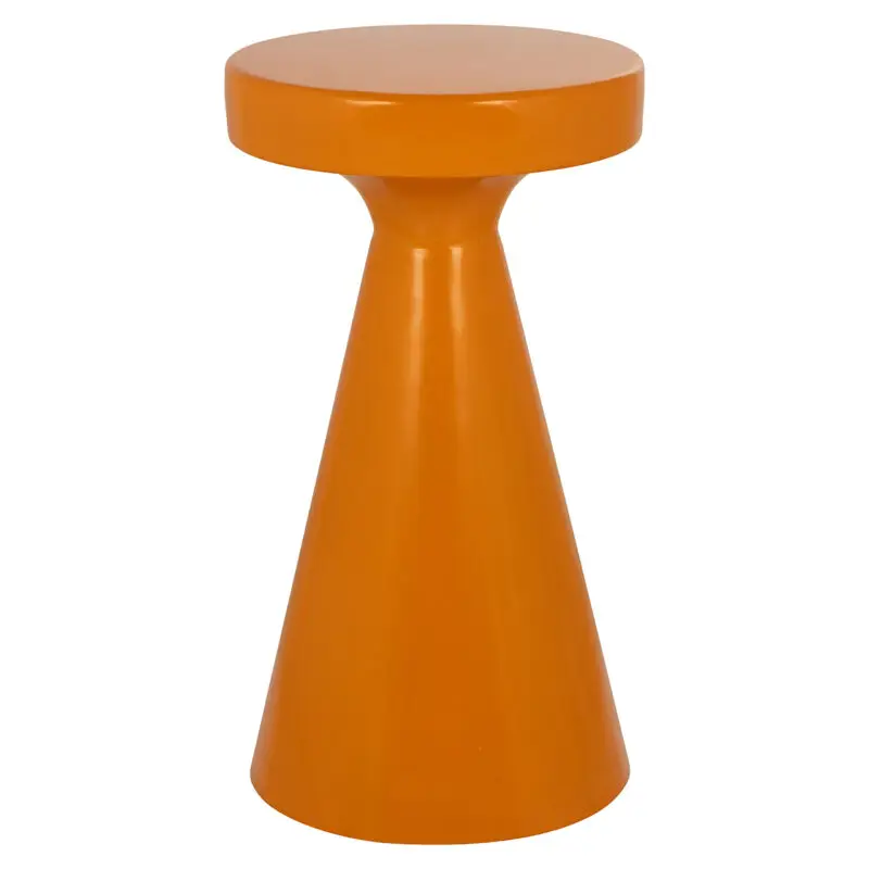 - Bijzettafel Kimble donker oranje groot 30Ø
