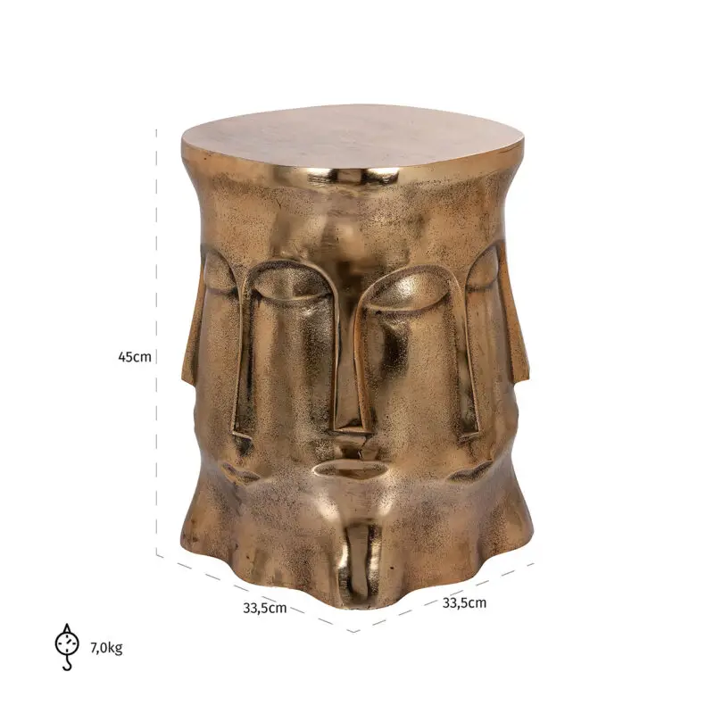- Bijzettafel Hedron (Gold)