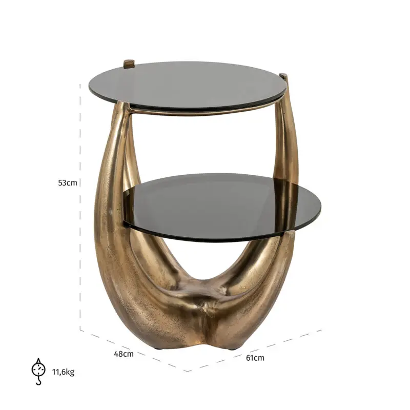 - Bijzettafel Aida (Gold)
