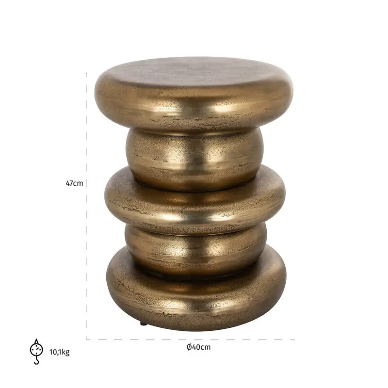- Bijzettafel Ela (Gold)