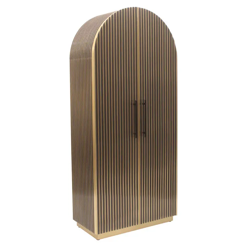 - Wandkast Les Arcs 2-deurs (Brushed Gold)