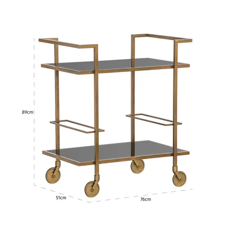 - Trolley Xo (Brushed Gold)