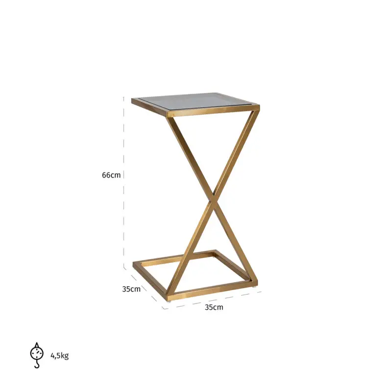 - Salontafel Paramount Goud (Brushed Gold)
