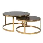 - Salontafel Conrad set van 2 (Gold)
