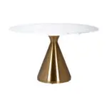 - Eettafel Tenille 130Ø  (Brushed Gold)