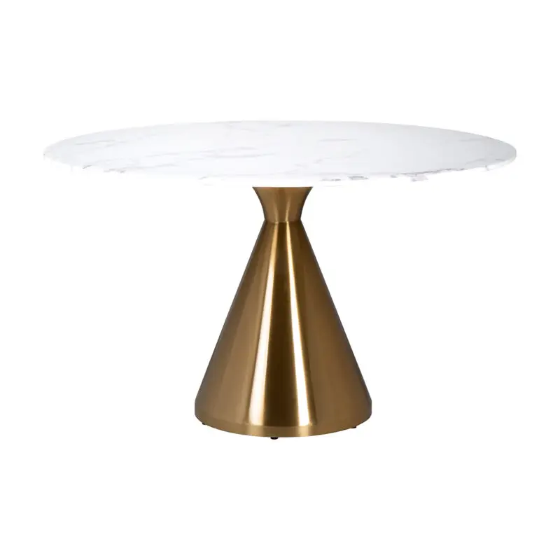 - Eettafel Tenille 130Ø  (Brushed Gold)