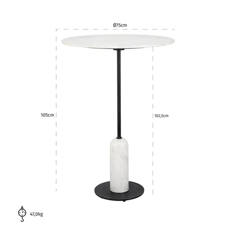 - Bartafel Jagger 75Ø