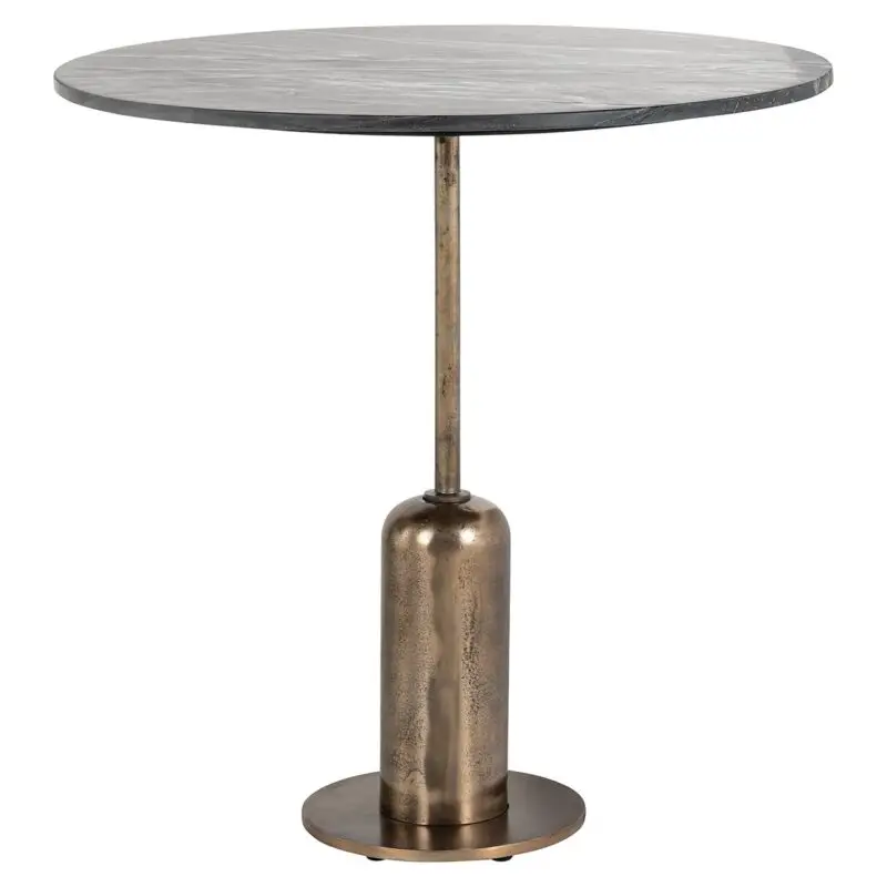 - Bistrotafel Logan 75Ø (Black/gold)