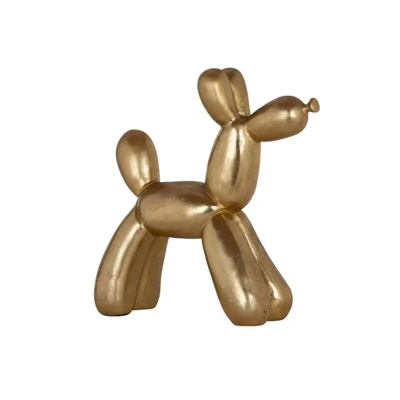 - Dog deco object (Gold)