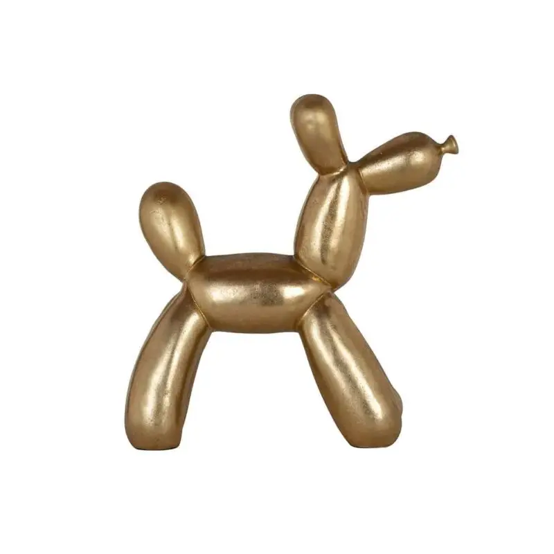 - Dog deco object (Gold)
