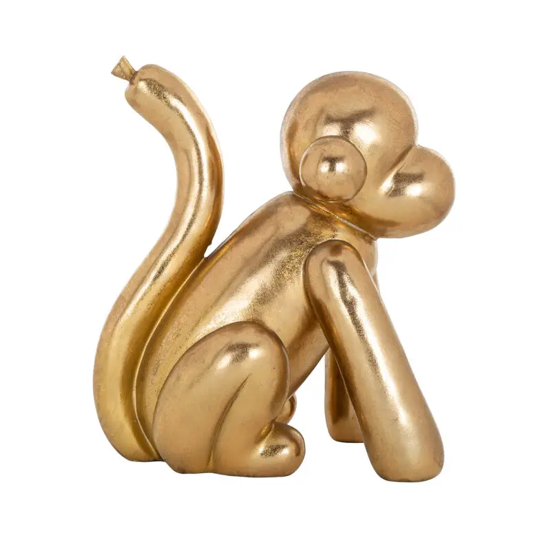 - Monkey deco object (Gold)