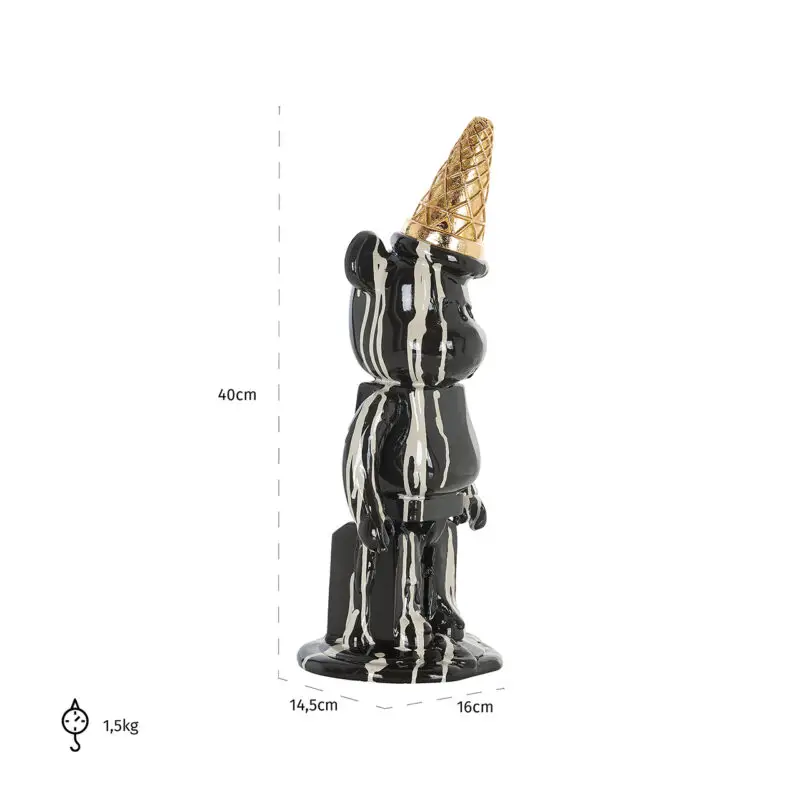- Deco object icebear zwart (Black)