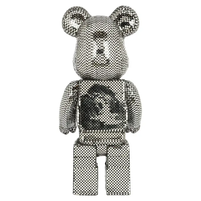 - Decoratieobject Beer klein zwart (Silver)