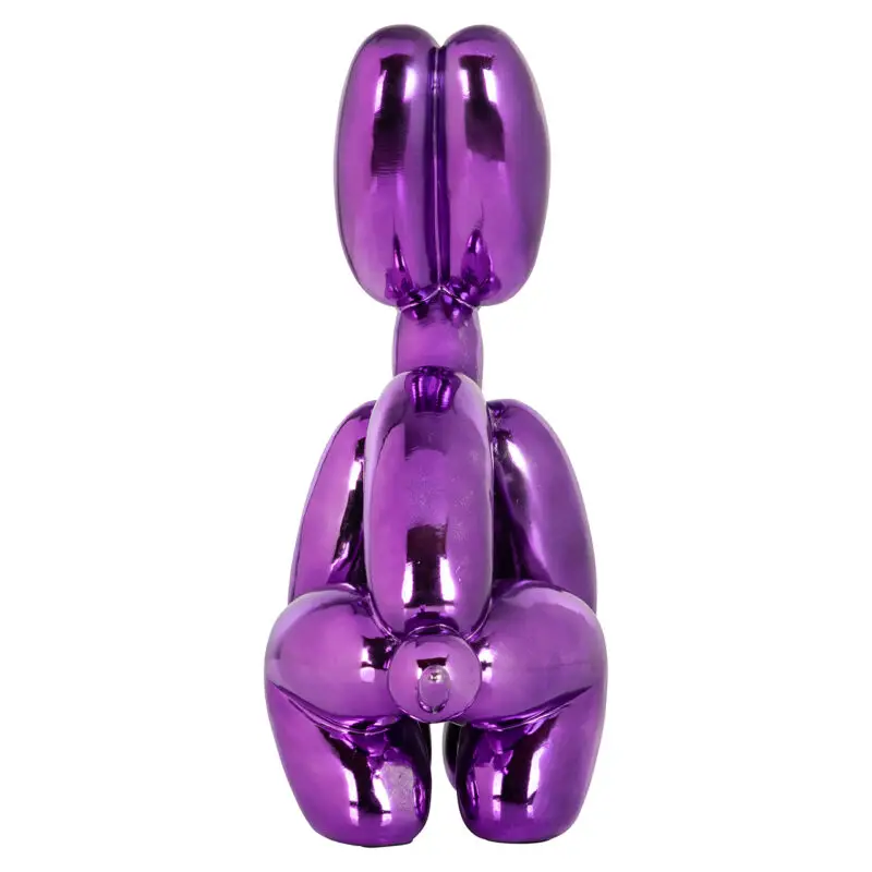 - Dog deco object paars