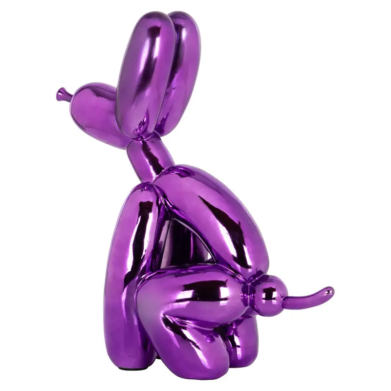 - Dog deco object paars