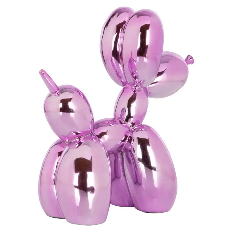 - Dog deco object roze (Pink)